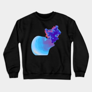 Woman's Profile | Pop Surrealism | High Contrast Art Crewneck Sweatshirt